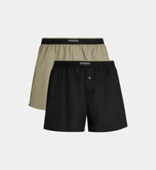 Lot de 2 caleçons Logo rayures ton sur ton  Emporio Armani