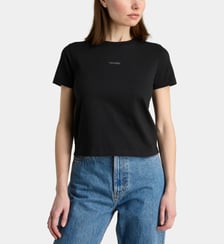 T-shirt court Placed Institutional Baby coton  Calvin Klein