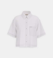 Chemise droite en coton Guess Jeans