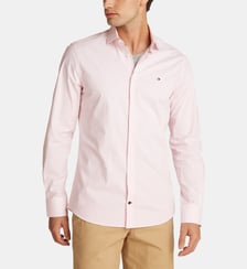 Chemise droite à fines rayues Tommy Hilfiger