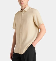 Chemisette droite en lin Armani Exchange