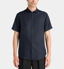 Chemisette droite en lin Armani Exchange