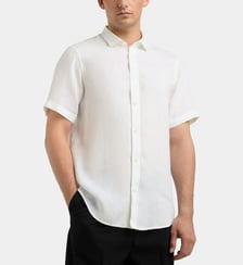 Chemisette droite en lin Armani Exchange