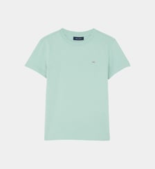 T-shirt uni Nœud en coton mixte Eden Park