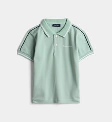 Polo droit Melée Au Centre coton piqué mixte Eden Park