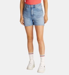 Short mom droit coton stretch délavé Tommy Hilfiger