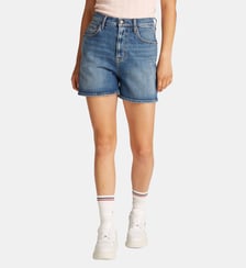 Short mom droit denim stretch délavé Tommy Hilfiger