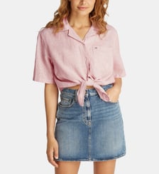 Chemise droite à rayures  Tommy Hilfiger