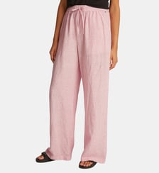 Pantalon large en lin rayé Tommy Hilfiger