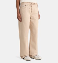 Jean ample denim ceinture à nouer Lacoste