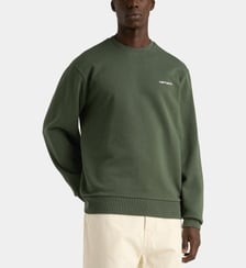 Sweat droit signature brodée coton  Carhartt WIP