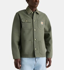 Veste droite Michigan coton bio col velours Carhartt WIP