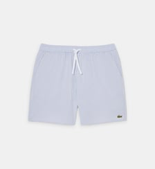 Short de bain droit rayures seersucker Lacoste