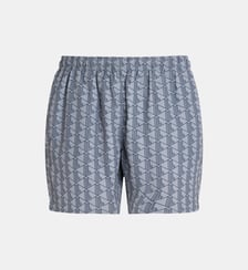 Short de bain droit monogrammes avec suspensoir Lacoste
