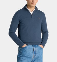 Pull camionneur ajusté en maille de coton Gant