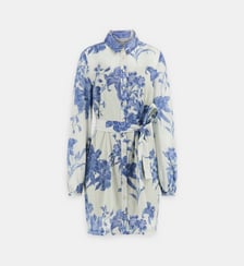 Robe chemise droite à motif Guess