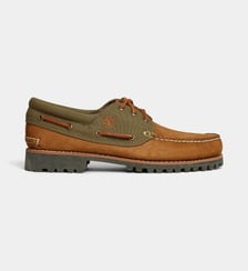 Chaussures bateau Authentic en nubuck et toile Timberland
