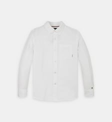 Chemise droite en lin mélangé  Tommy Hilfiger