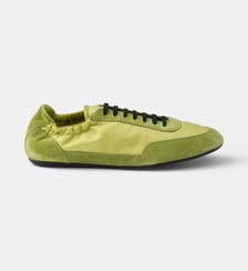 Baskets basses Collapse en Re-nylon et cuir Prada