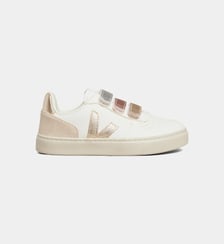 Baskets basses Small V-10 cuir Chromefree mixte Veja