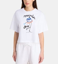 T-shirt Glamour en coton bio Galeries Lafayette