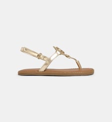 Sandales plates à entre-doigts Jagger Riley cuir Michael Kors