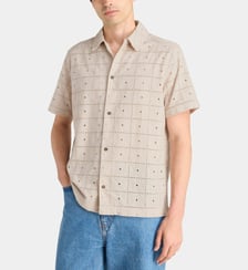 Chemisette droite Hector en coton broderie anglaise Les Deux