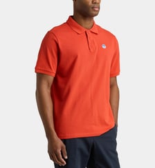 Polo droit patch signature coton piqué North Sails