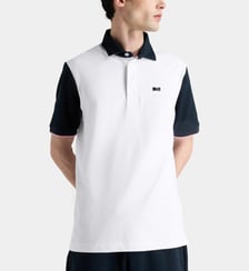 Polo droit signature en coton Eden Park