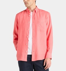 Chemise droite en lin Eden Park
