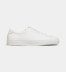 Tennis basses en cuir grainé National Standard