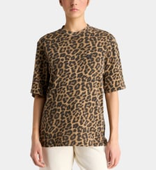 T-shirt Avi imprimé léopard en coton doux Anine Bing