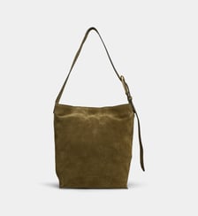 Sac seau Edie cuir velours Margaux Lonnberg