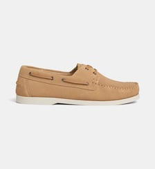 Chaussures bateau Leon cuir velours Comptoir GL
