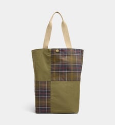 Sac cabas Transport patchwork carreaux  Barbour