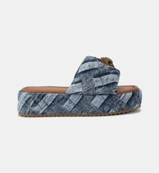 Mules plateforme Kensington denim Kurt Geiger London