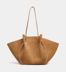 Sac cabas Mochi en cuir velours
 Yuzefi