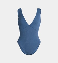 Maillot de bain 1 pièce texturé Ariel et sa planche d'autocollants Sorbet Island