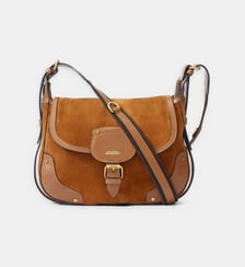 Sac à main Sierra S en cuir de veau velours Isabel Marant