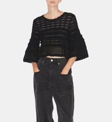 Pull ajusté Azelia en coton Isabel Marant