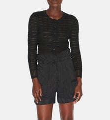 Cardigan ajusté Ajaline court en coton Isabel Marant