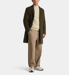 Manteau Roat mi-long en laine mélangée Galeries Lafayette