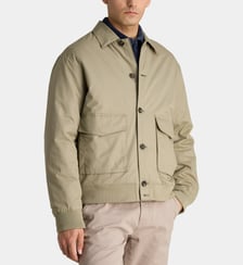 Blouson droit Rackpad en coton Galeries Lafayette