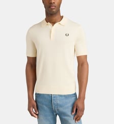 Polo signature en maille de coton Fred Perry