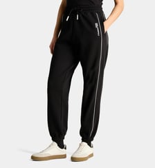 Jogging molletonné signature en coton bio Karl Lagerfeld Jeans