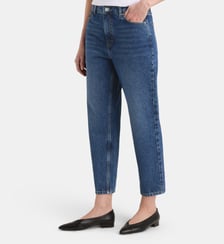Jean mom crop Mum New  Galeries Lafayette