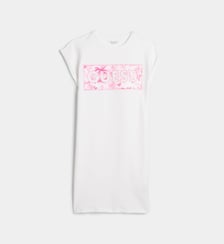 Robe t-shirt droite signature en coton Guess