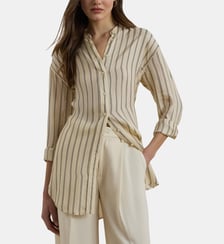 Chemise longue Radella à rayures Lauren Ralph Lauren