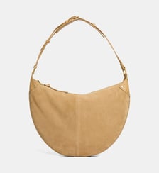 Sac à main Roby en cuir daim avec clous Galeries Lafayette