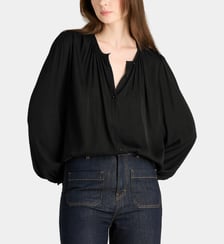 Blouse Danube Satl ample à manches longues Galeries Lafayette